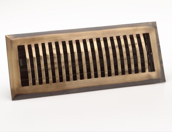 Classic Heat Register - Antique Brass